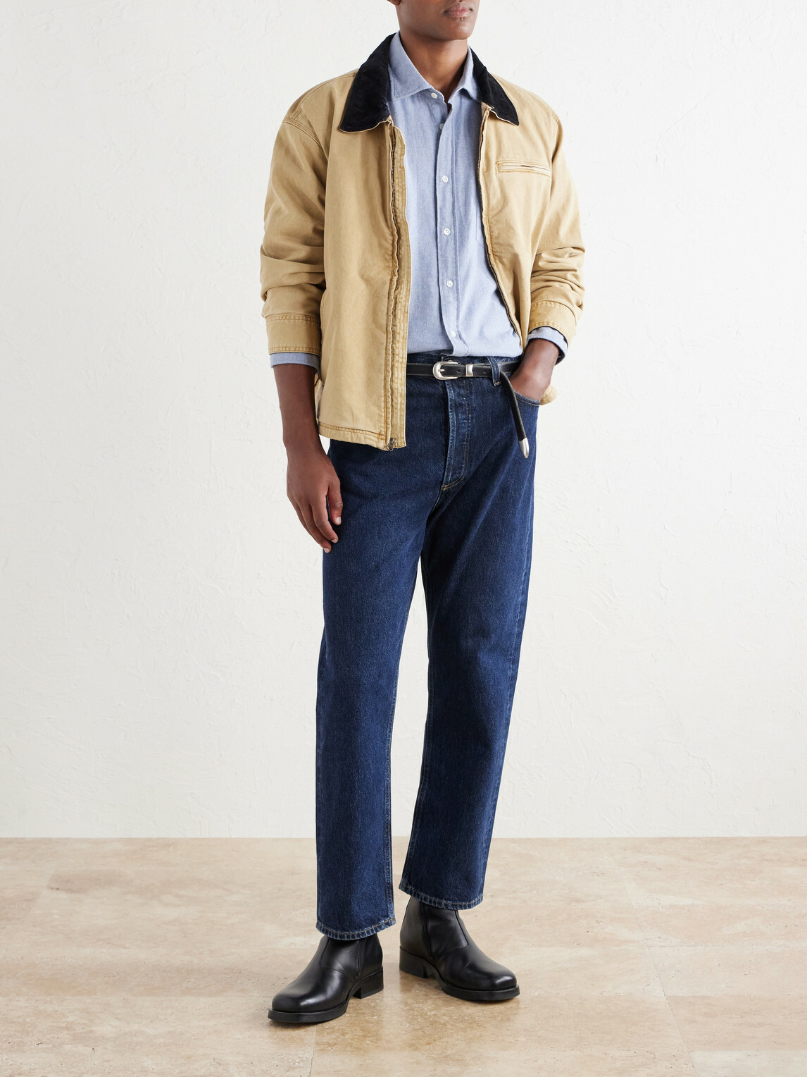 Hartford - Paul Cotton-Flannel Shirt - Blue