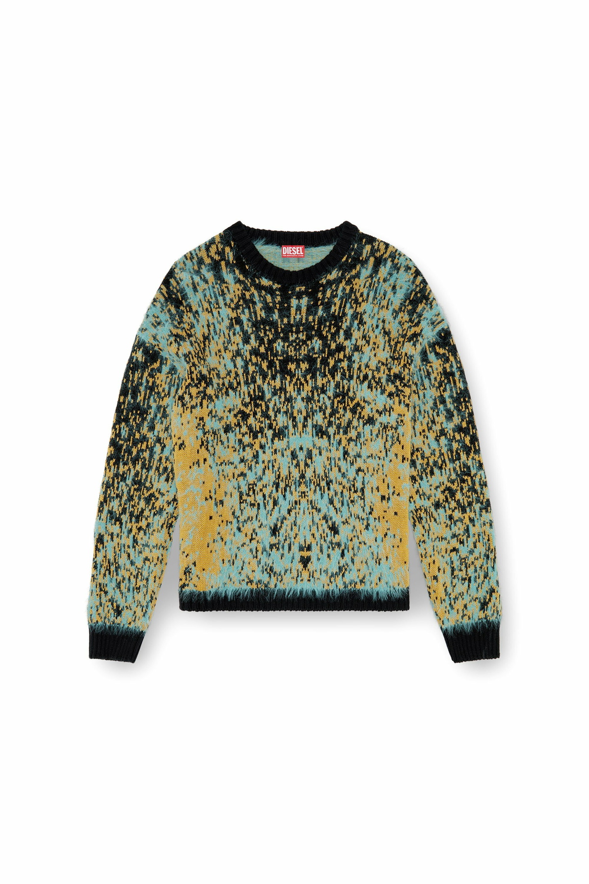 Diesel Jumper with acid rain effect - Knitwear Mens in Multicolor