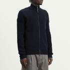 Moncler Men's Wool Cashmere Zip Up in Navy