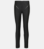 Givenchy - High-rise slim leather pants