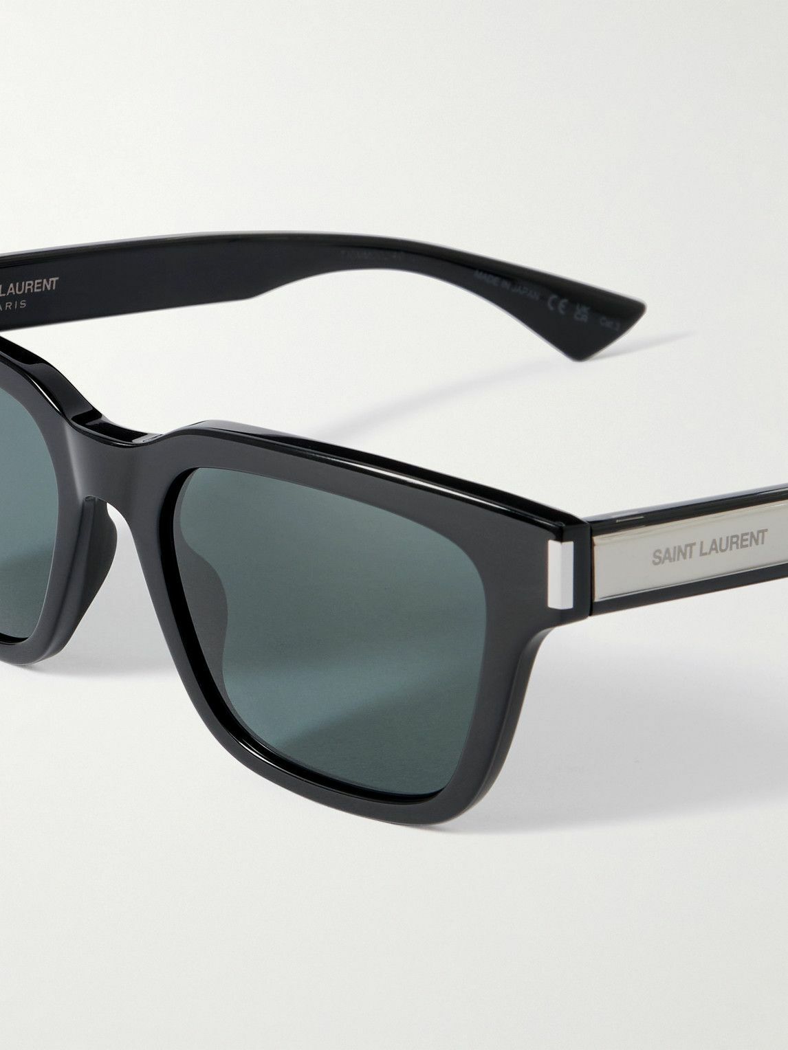 SAINT LAURENT - Square-Frame Silver-Tone and Acetate  display picture 2
