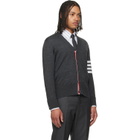 Thom Browne Gray Merino Wool 4-Bar Classic Cardigan