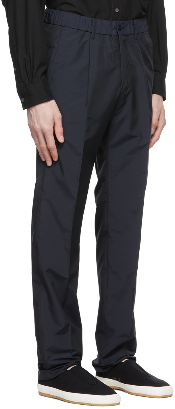 Ring Jacket Navy Wool Trousers