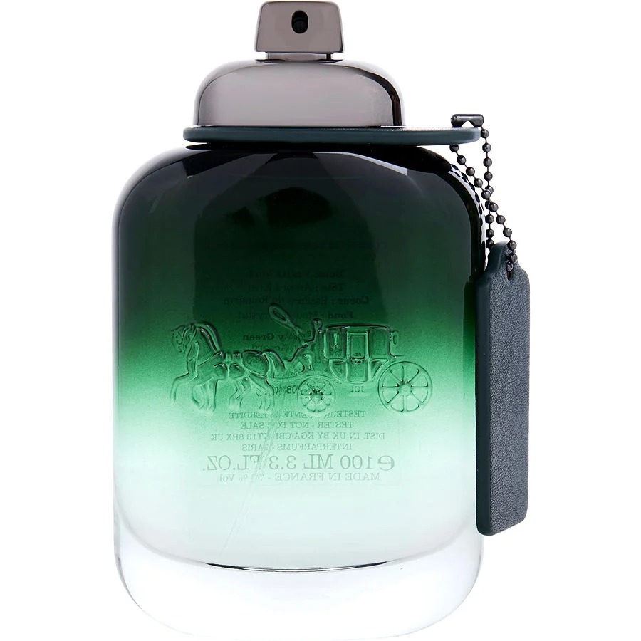 Coach Mens Green EDT 3.4 oz (Tester) Fragrances 3386460141307