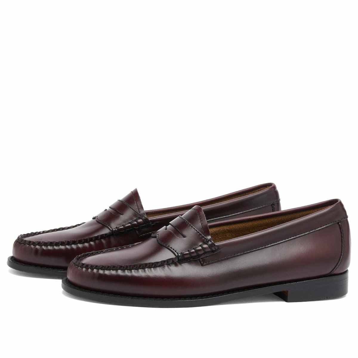 Bass Weejuns Women's Penny Loafer in Wine Leather
