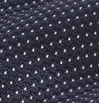 TOM FORD - 8cm Pin-Dot Silk-Jacquard Tie - Navy