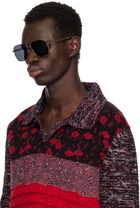 Coperni Silver Aviator Sunglasses