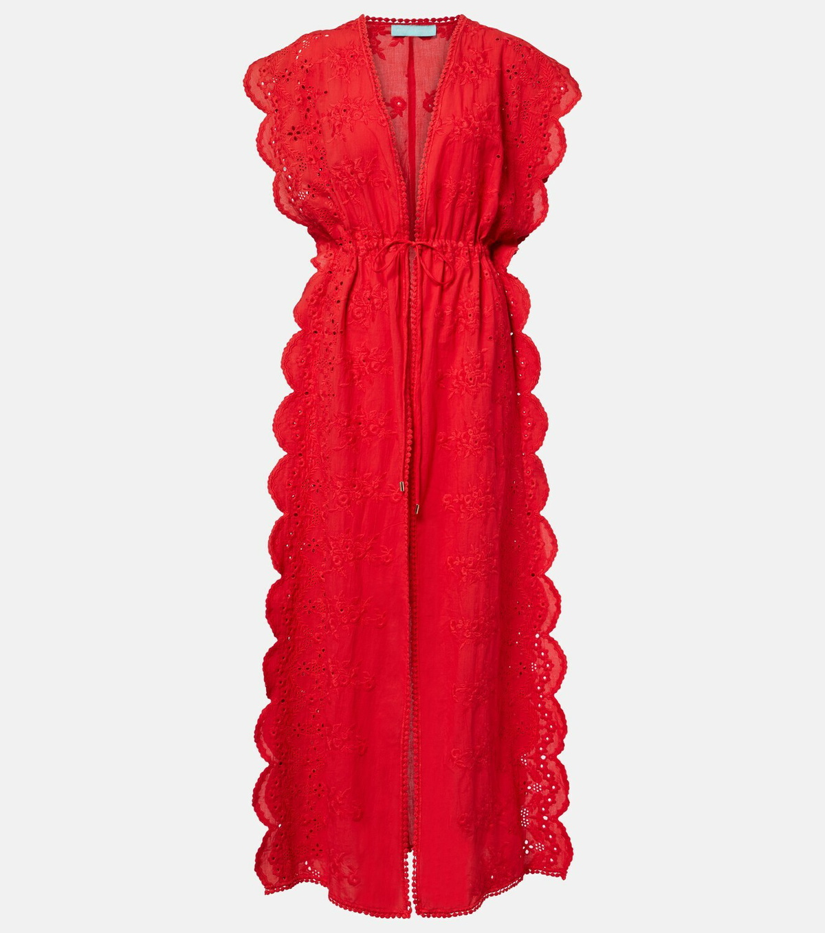 Melissa Odabash Talitha broderie anglaise cotton kaftan