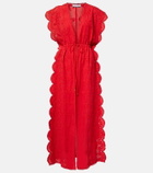 Melissa Odabash Talitha broderie anglaise cotton kaftan