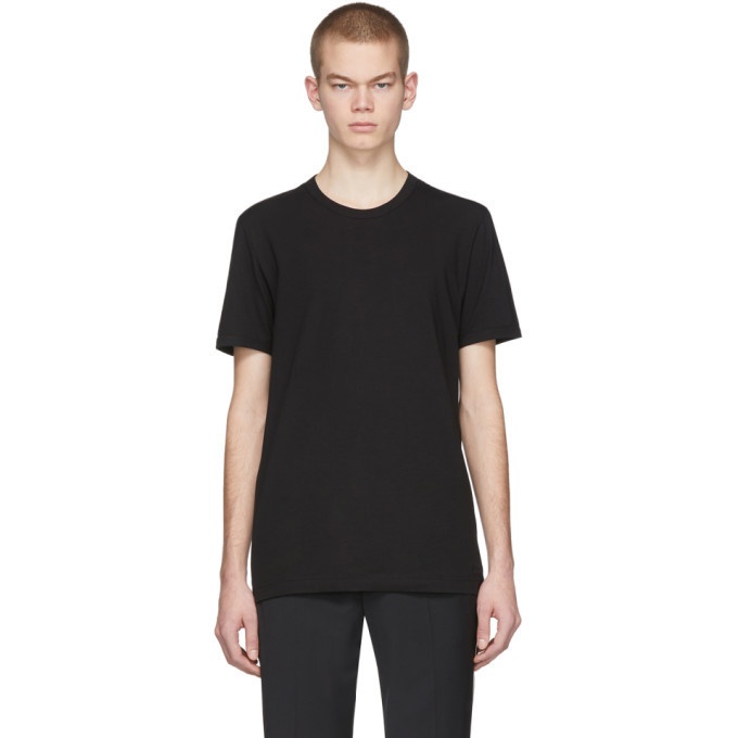 Photo: Dolce and Gabbana Black Stretch Cotton T-Shirt
