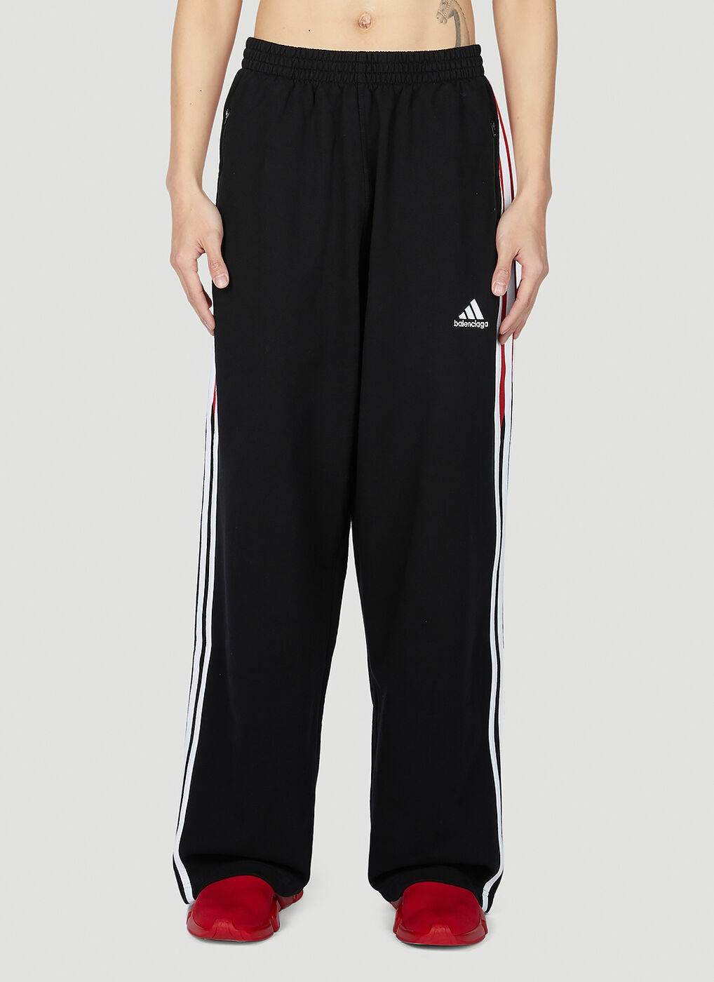 Balenciaga x adidas 3-Stripes cycling shorts - Black