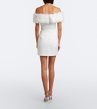 David Koma Strapless bustier minidress