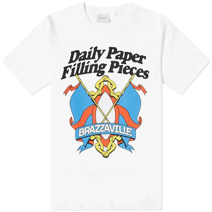 Photo: Daily Paper x Filling Pieces Flag T-Shirt in White