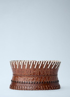 Dries Van Noten Embossed Leather Corset Belt