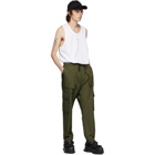 Juun.J Khaki Cotton Cargo Pants