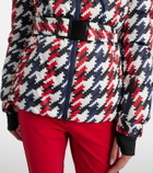 Perfect Moment Candice houndstooth down ski jacket