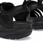 Crocs Yukon Fisherman Sandal in Black