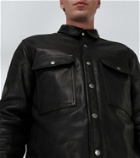 Rick Owens Leather overshirt