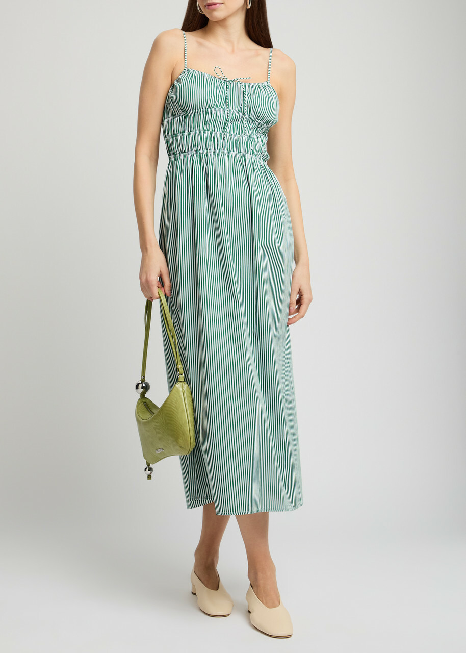 slim fit dress slacks Pau Midi Dress Green main image 0