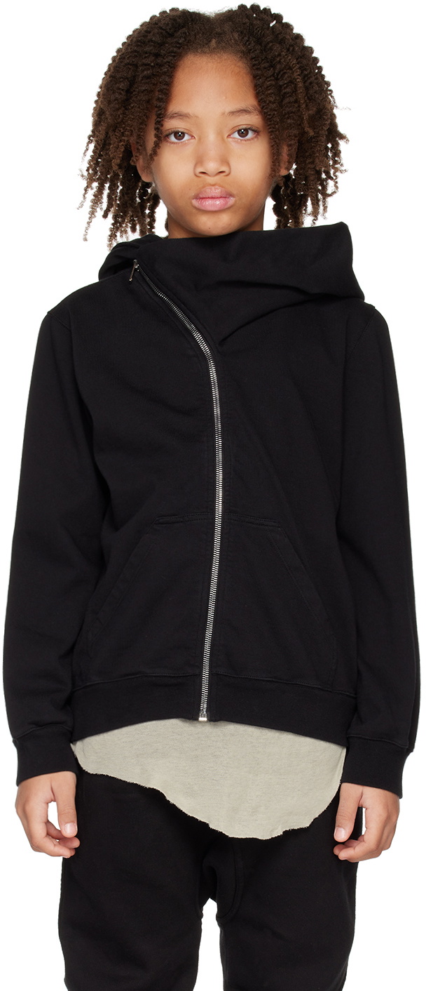 Rick Owens Kids Black Mountain Hoodie Rick Owens