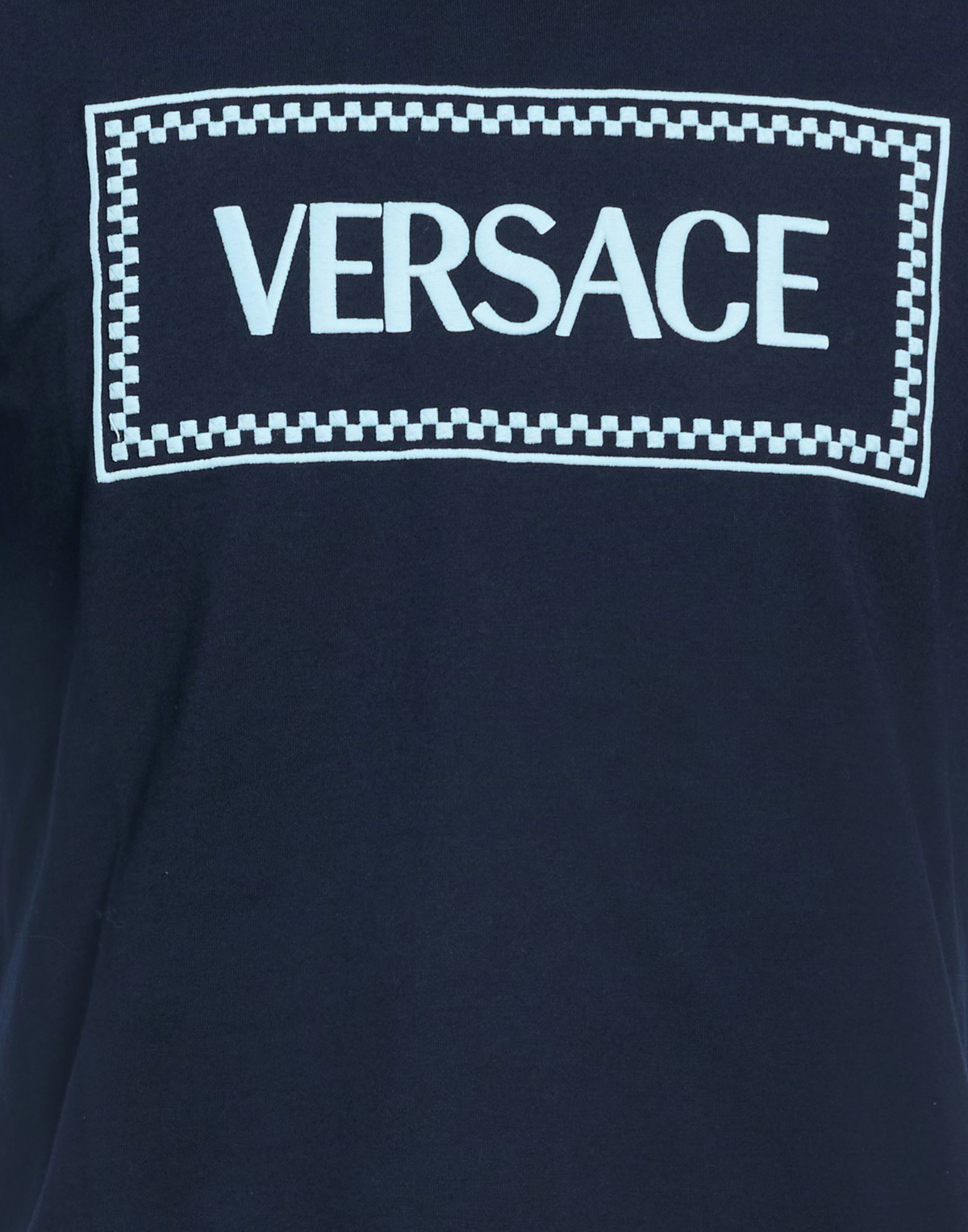 Versace Mens T-shirt Midnight in Blue