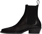 Proenza Schouler Black Bronco Chelsea Boots