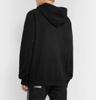 Heron Preston - NASA Printed Fleece-Back Cotton-Jersey Hoodie - Black