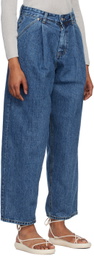Youth Blue Structured Jeans