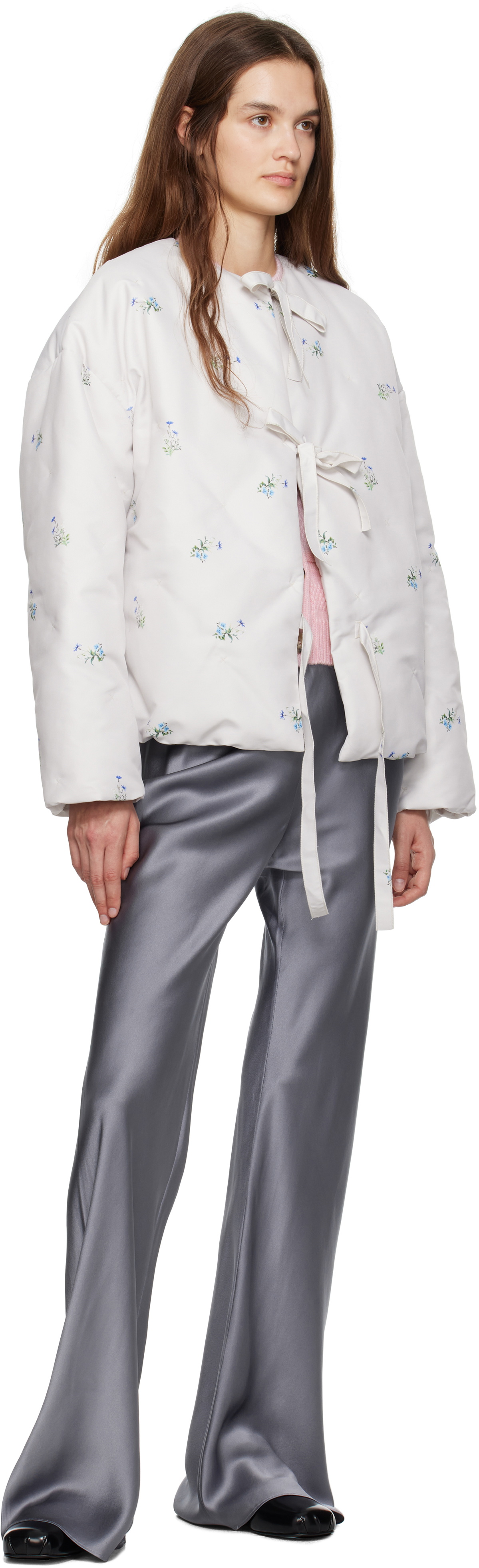 Sleeper White Ukiyo Puffer Jacket