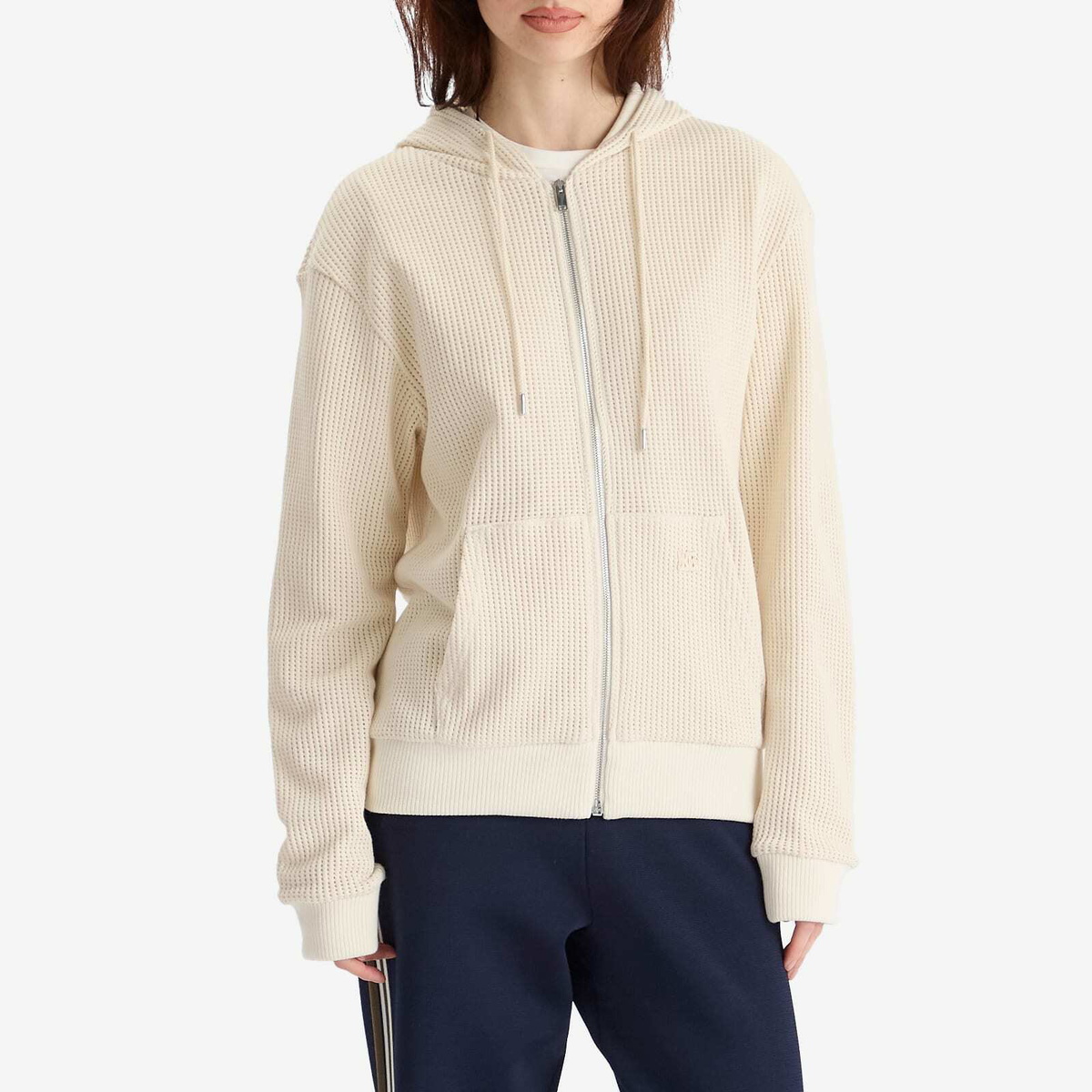 Wales Bonner Women's Stereo Hoodie in Ivory