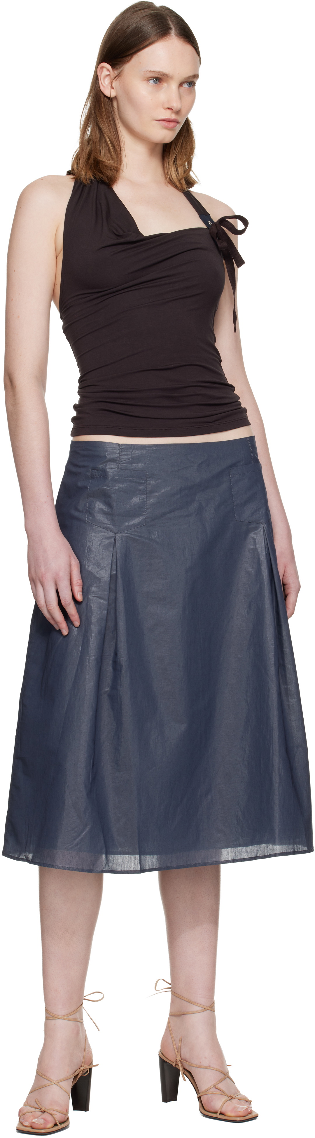 Paloma Wool Brown Simulet Tank Top