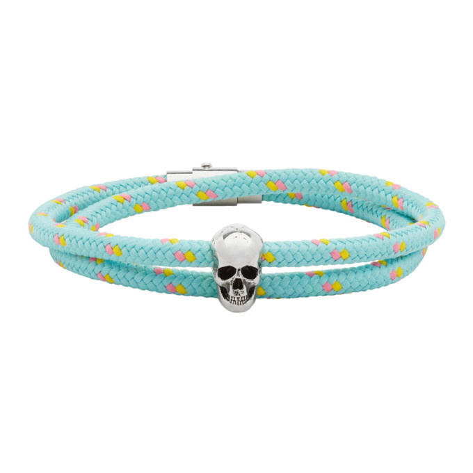 Photo: Alexander McQueen Blue Skull Friendship Bracelet