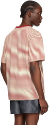 Saturdays NYC Red Striped T-Shirt