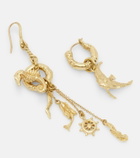 Alémais Mismatched Sea drop earrings
