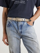 Enfants Riches Déprimés - 3cm Braided Leather Belt - Neutrals