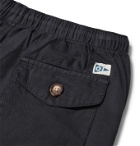 Mollusk - Jeffrey Tapered Cotton-Twill Drawstring Trousers - Blue