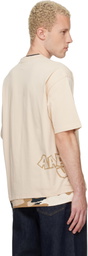 AAPE by A Bathing Ape Beige 'AAPEUNVS' Graphic T-shirt