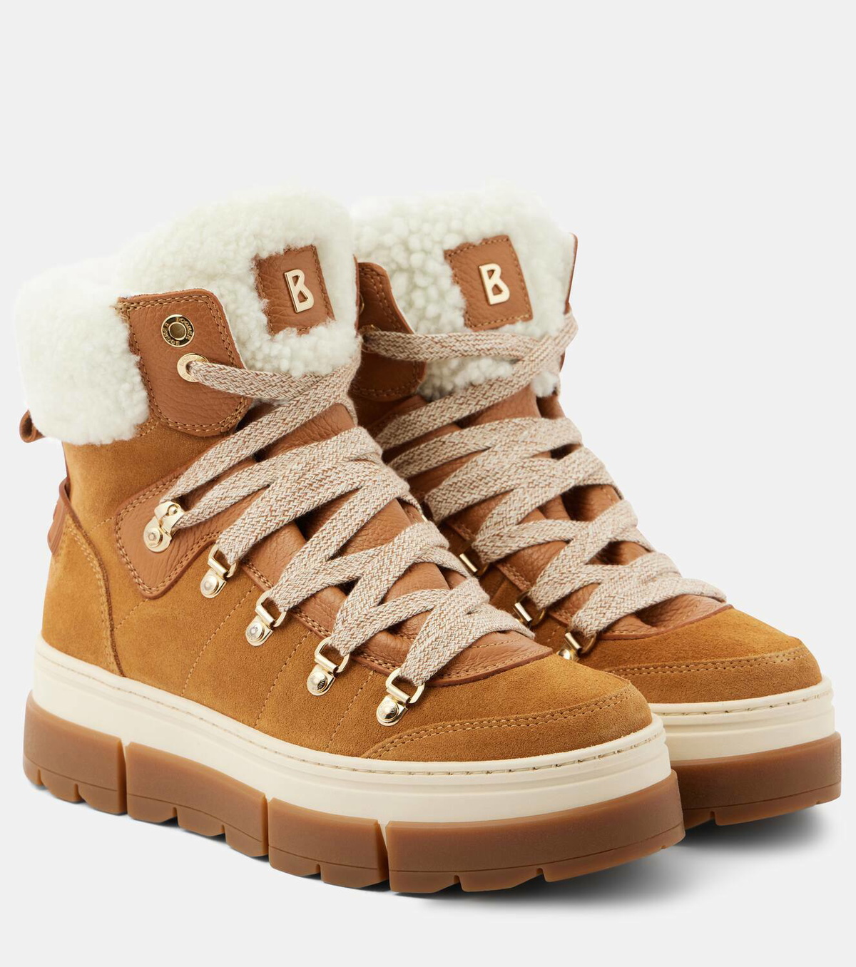 Bogner Vaduz shearling-lined suede ankle boots Bogner