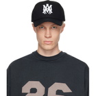 AMIRI Black 'MA' Full Canvas Cap