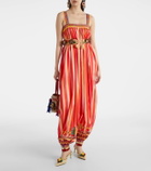 Dolce&Gabbana Printed cotton jumpsuit