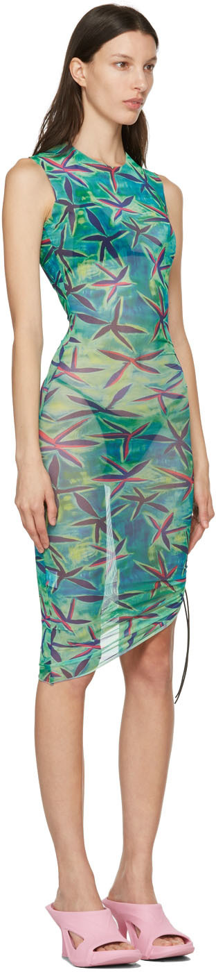 Louisa Ballou Green & Blue Heatwave Dress