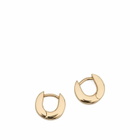 Tom Wood Beck Huggies Earrings in Gold 
