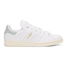 adidas Originals x Pharrell Williams White and Green Stan Smith Sneakers