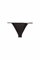 Diesel Microfibre briefs with crystals - Strings Womens in Black