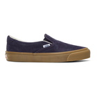 Vans Blue Suede OG LX Slip-On Sneakers