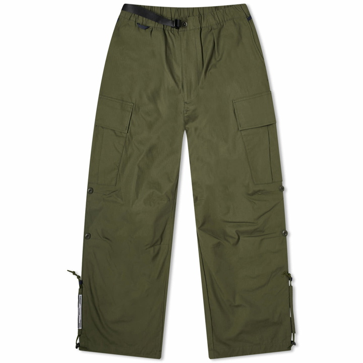 Photo: Poliquant Men's Adjustable Length Cargo Pants in Dark Olive