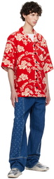 Marine Serre Red Jacquard Shirt