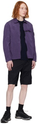 Stone Island Purple Nylon Jacket
