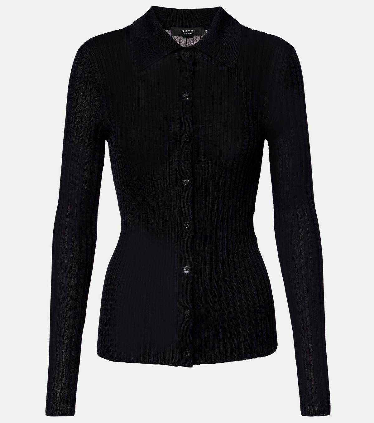 Gucci Ribbed-knit cardigan