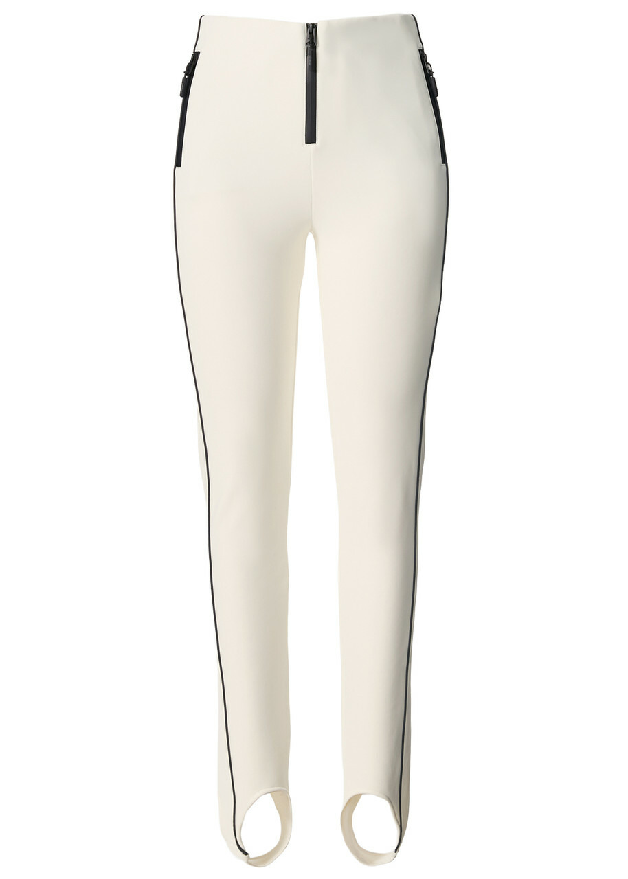 Mackage Zavi Bonded Fleece Stirrup ski Trousers Off White